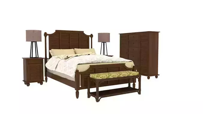 Bahama Style Bedroom Set
