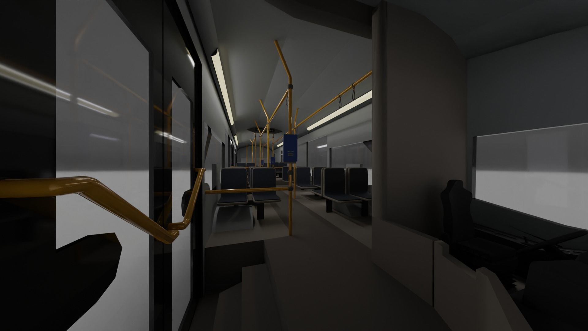 European electric City Bus - License free 3D model_5