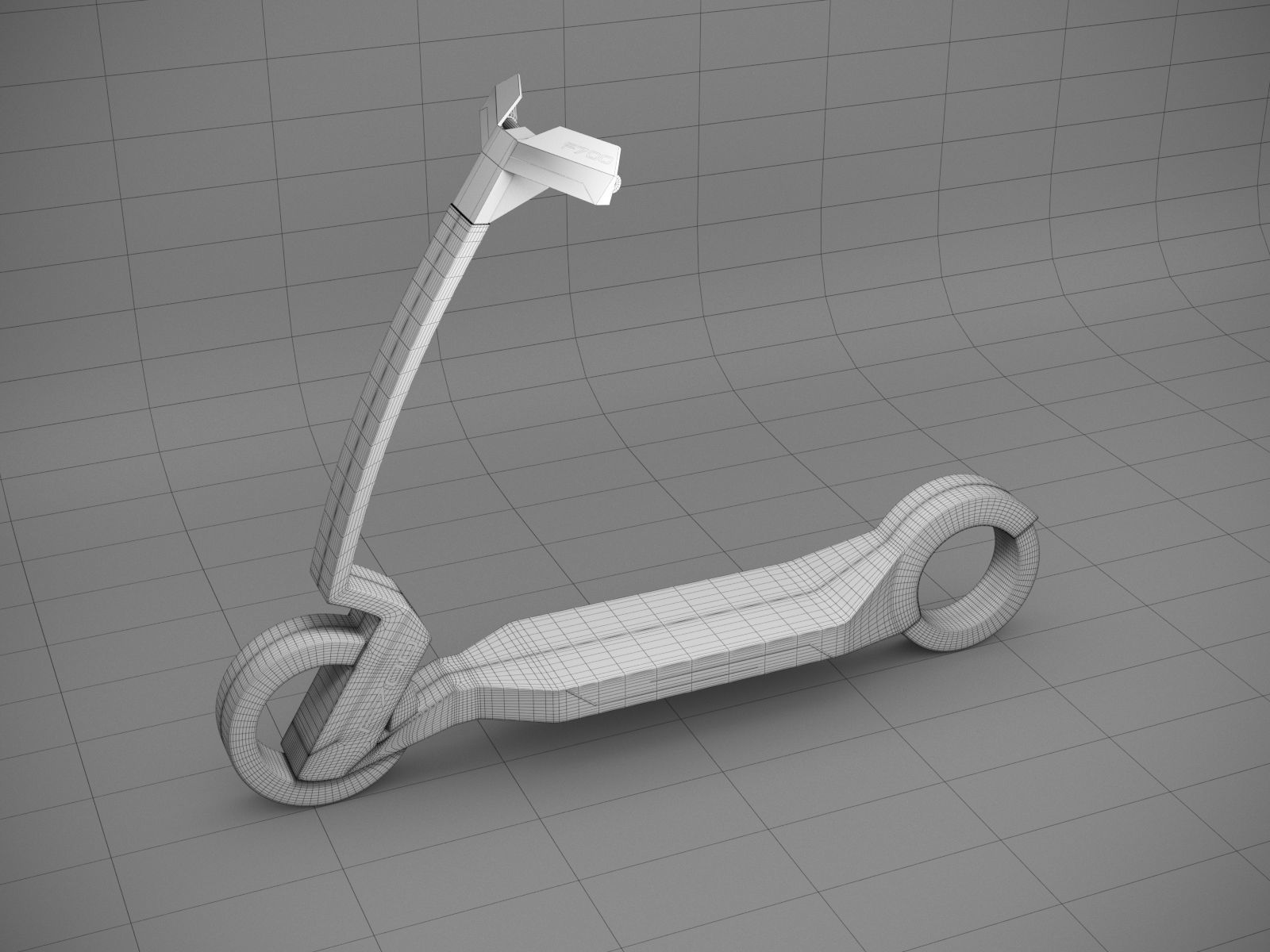 scooter F700 3D model_3