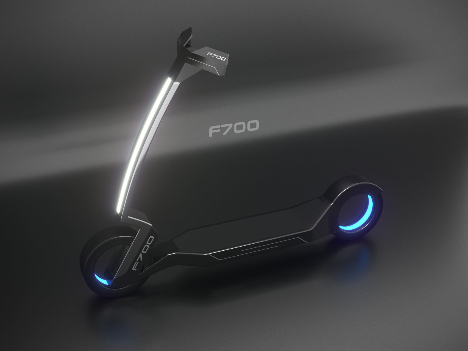 scooter F700 3D model_2