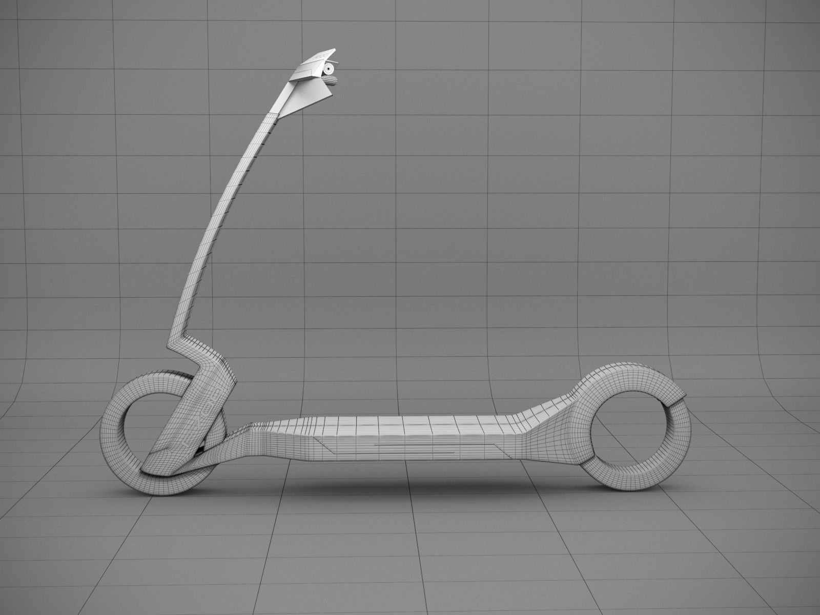 scooter F700 3D model_4