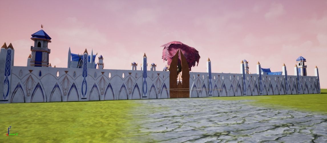 Fantastic 3d Model Town Packed  Low-poly 3D model_18