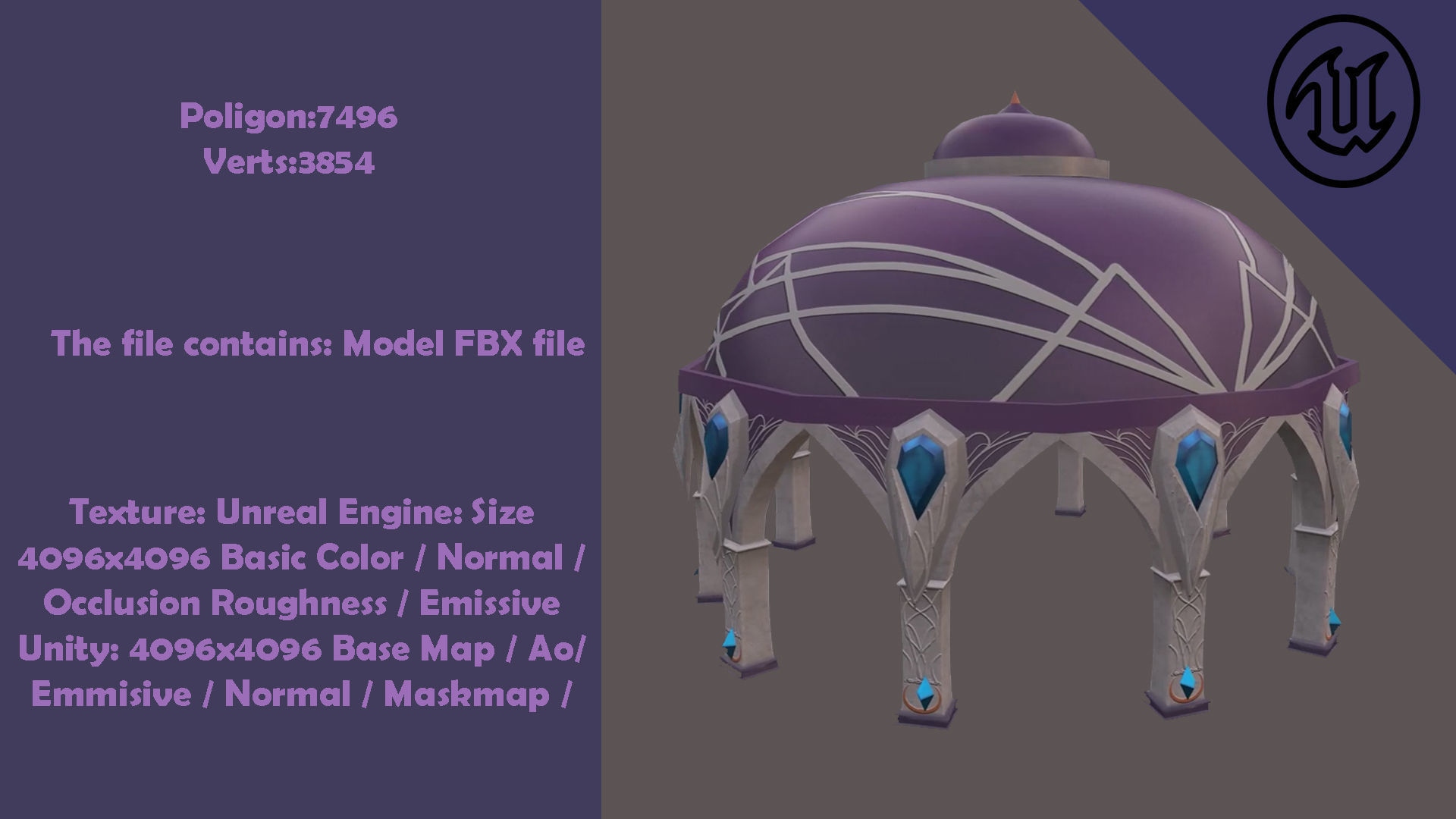 Fantastic 3d Model Town Packed  Low-poly 3D model_9