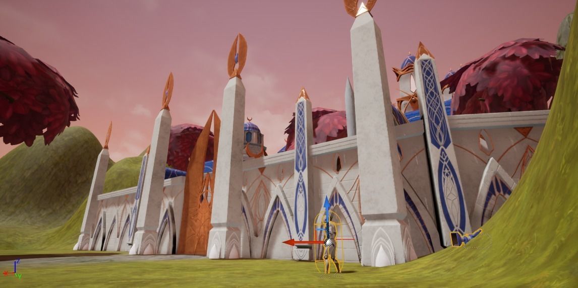 Fantastic 3d Model Town Packed  Low-poly 3D model_17