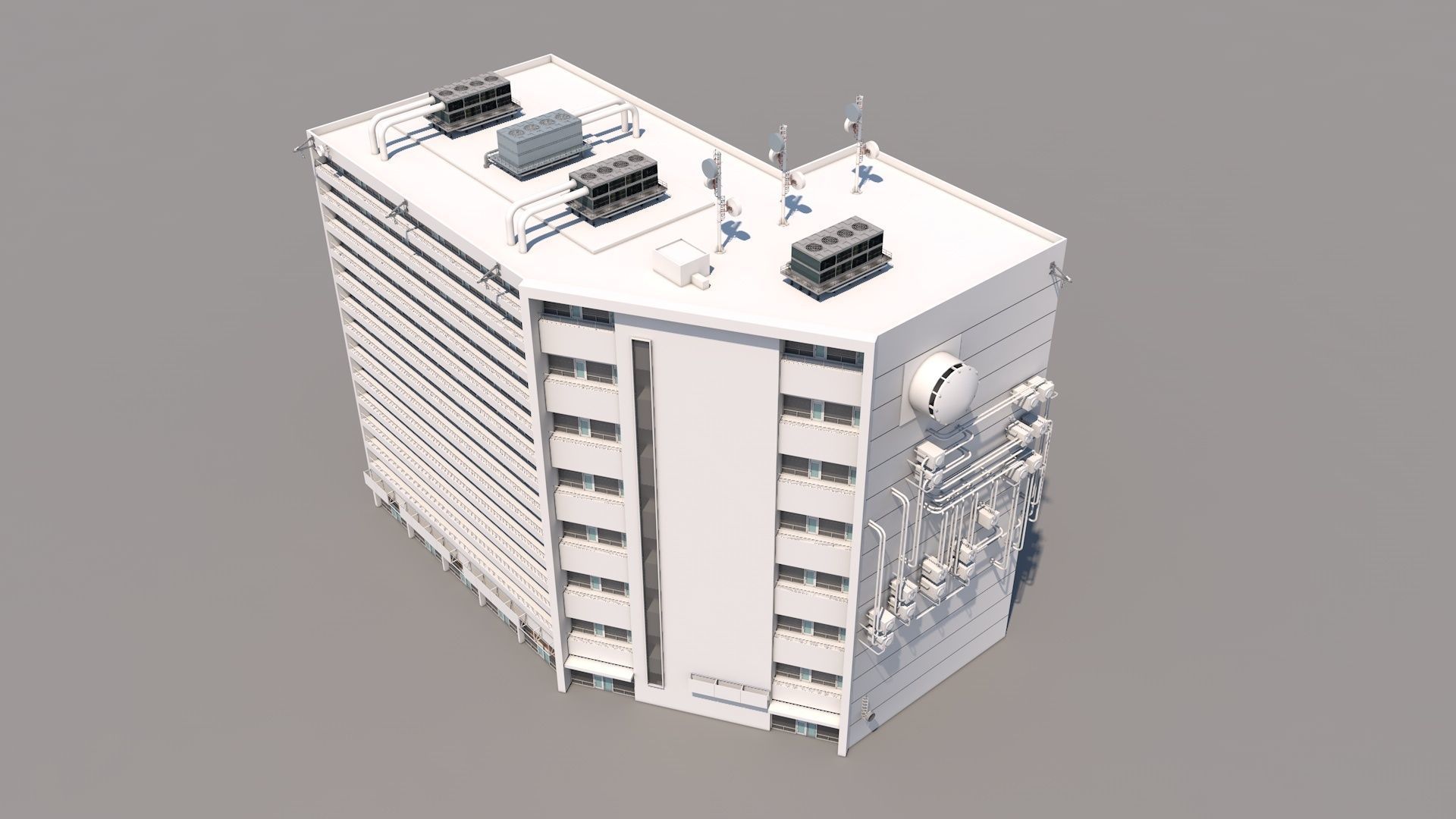 Slum Building 2 3D model_1