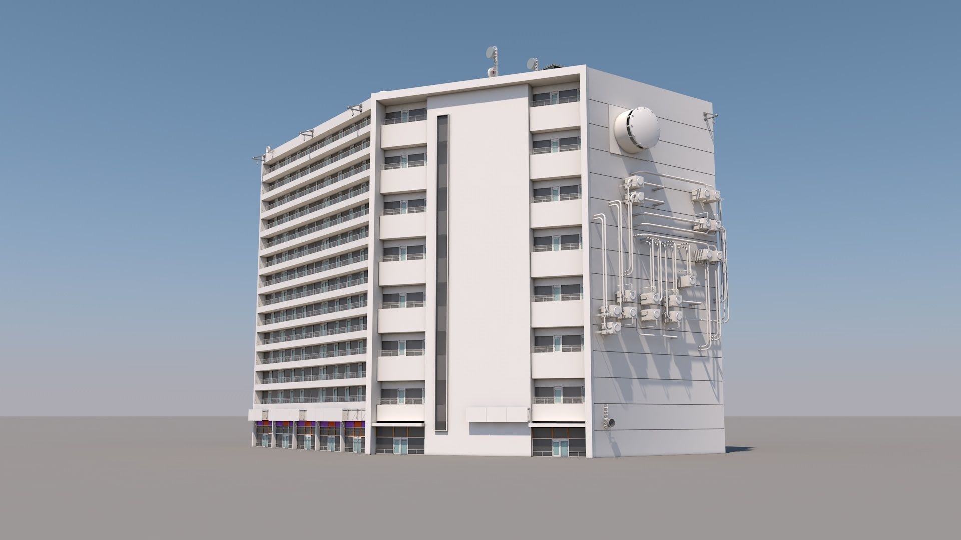 Slum Building 2 3D model_3