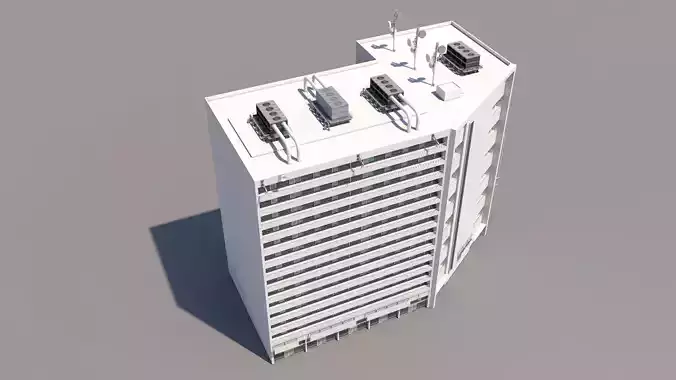 Slum Building 2 3D model