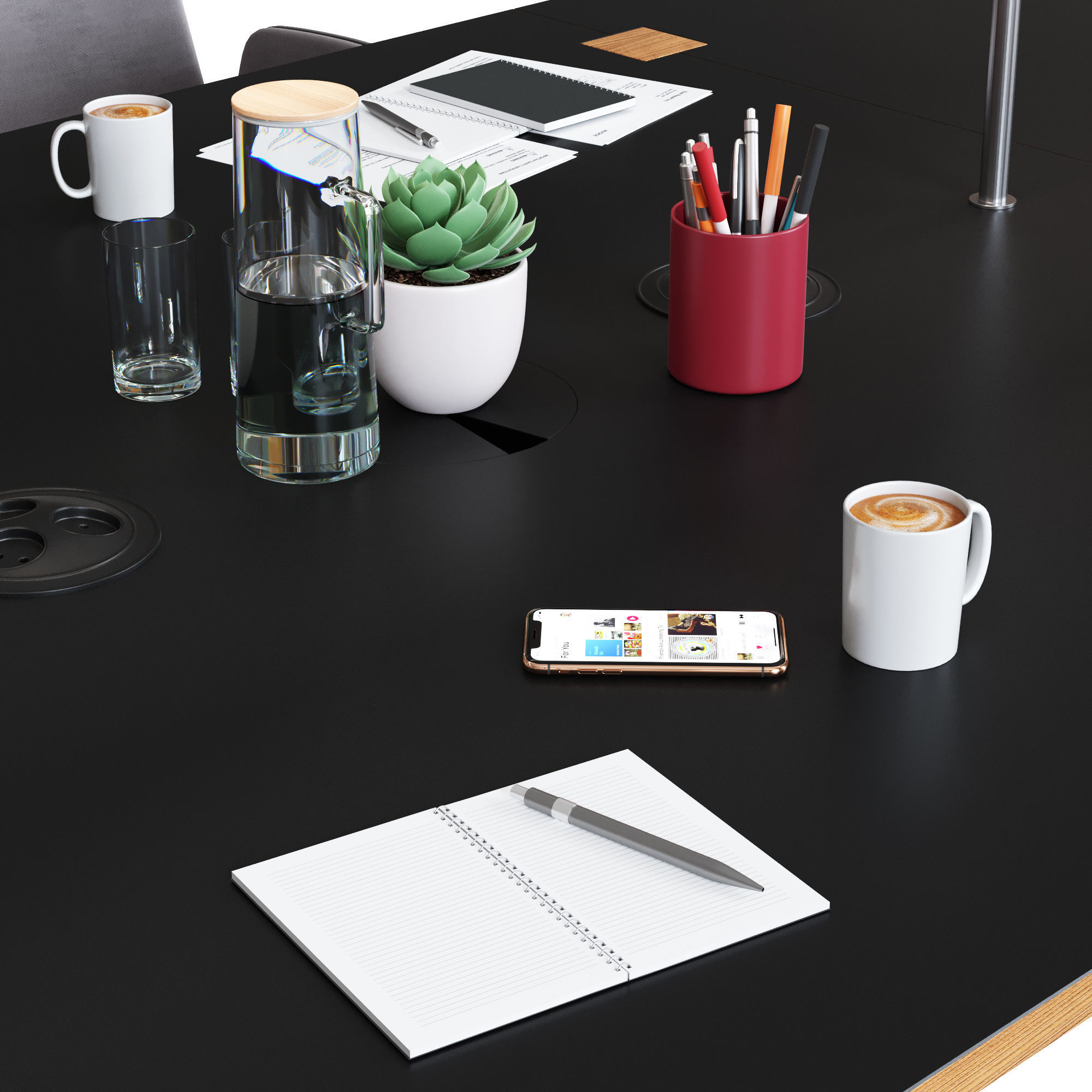 OrangeBox - Conference Table BAE 3D model_4