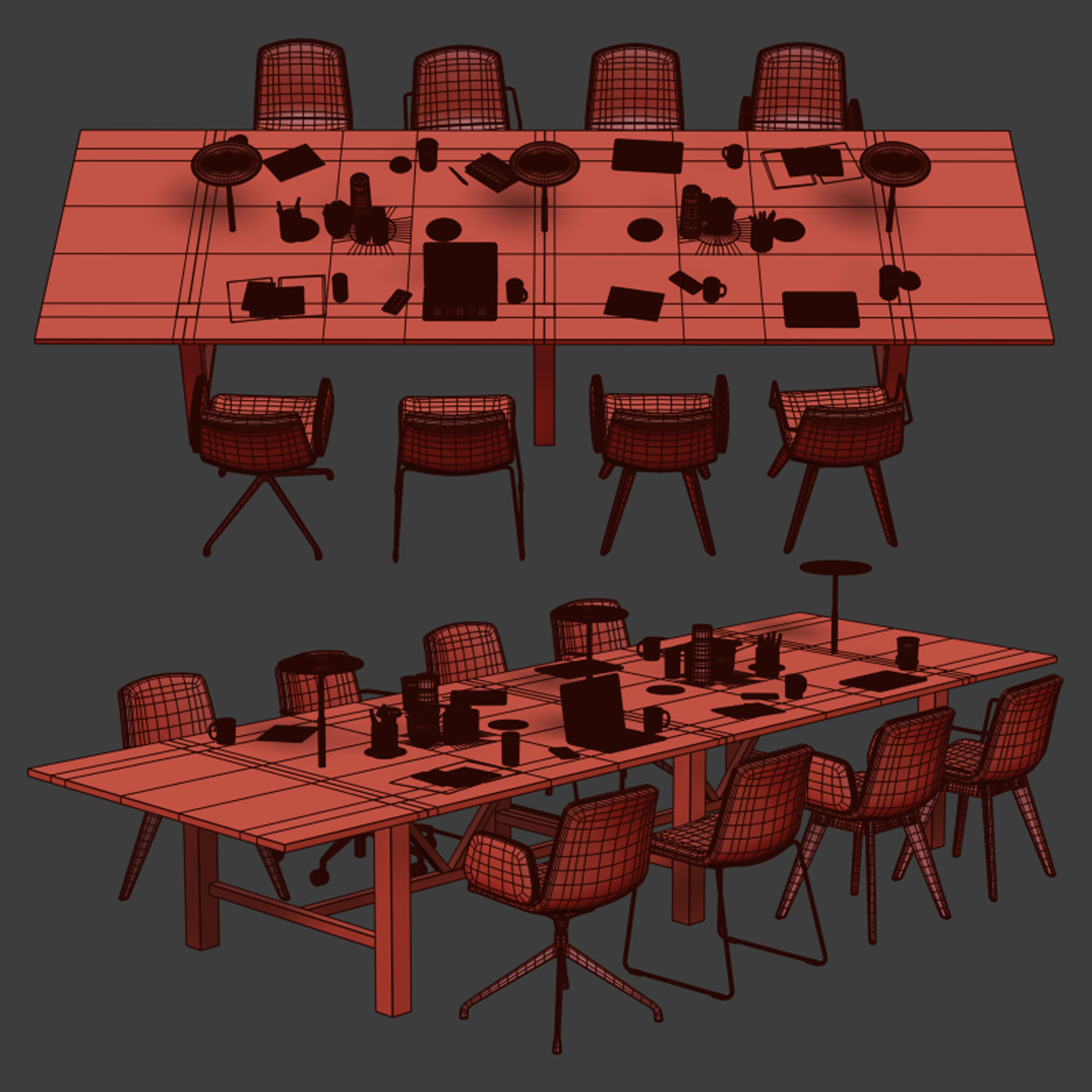 OrangeBox - Conference Table BAE 3D model_5