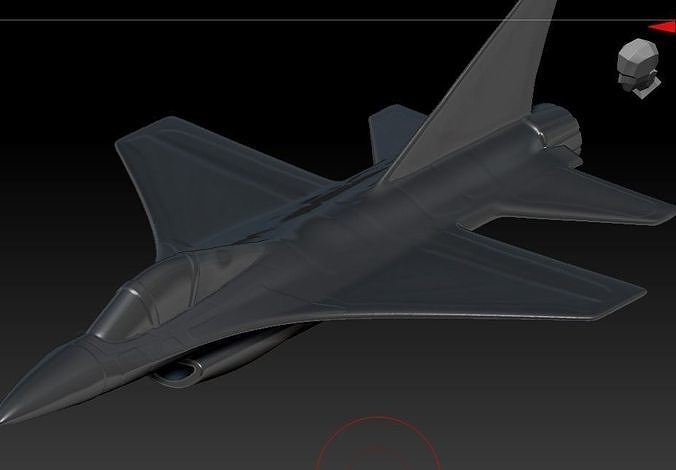 F16 aircraft  3D print model