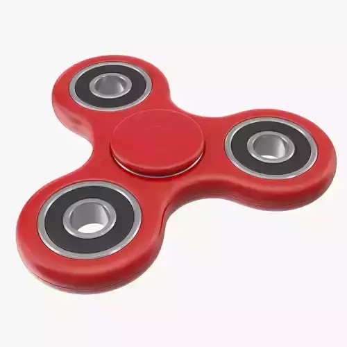 Fidget Spinner Low-poly 3D model