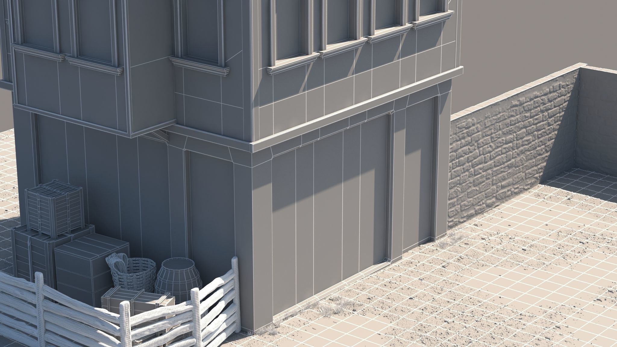 Old House  3D model_3