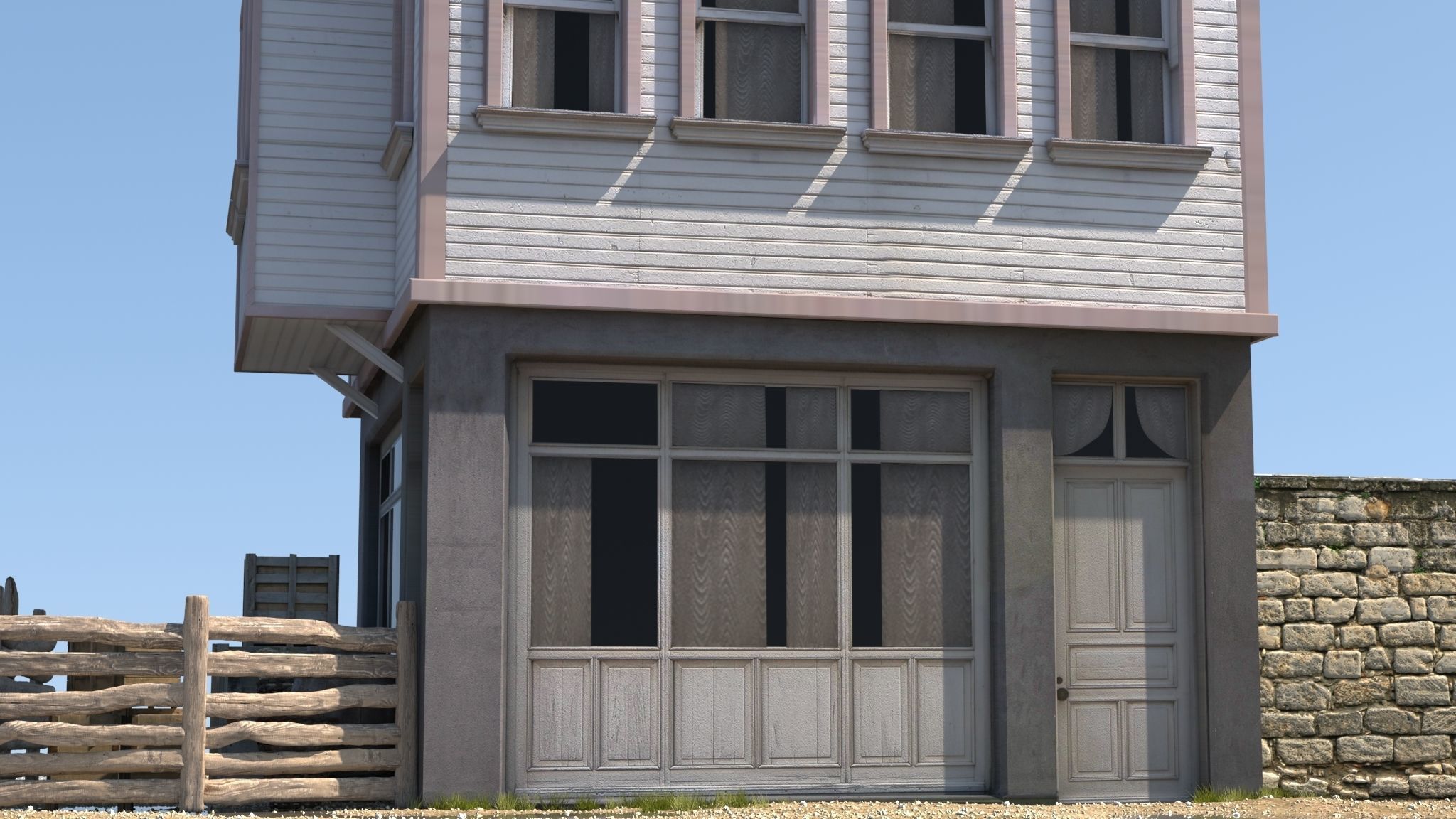Old House  3D model_4