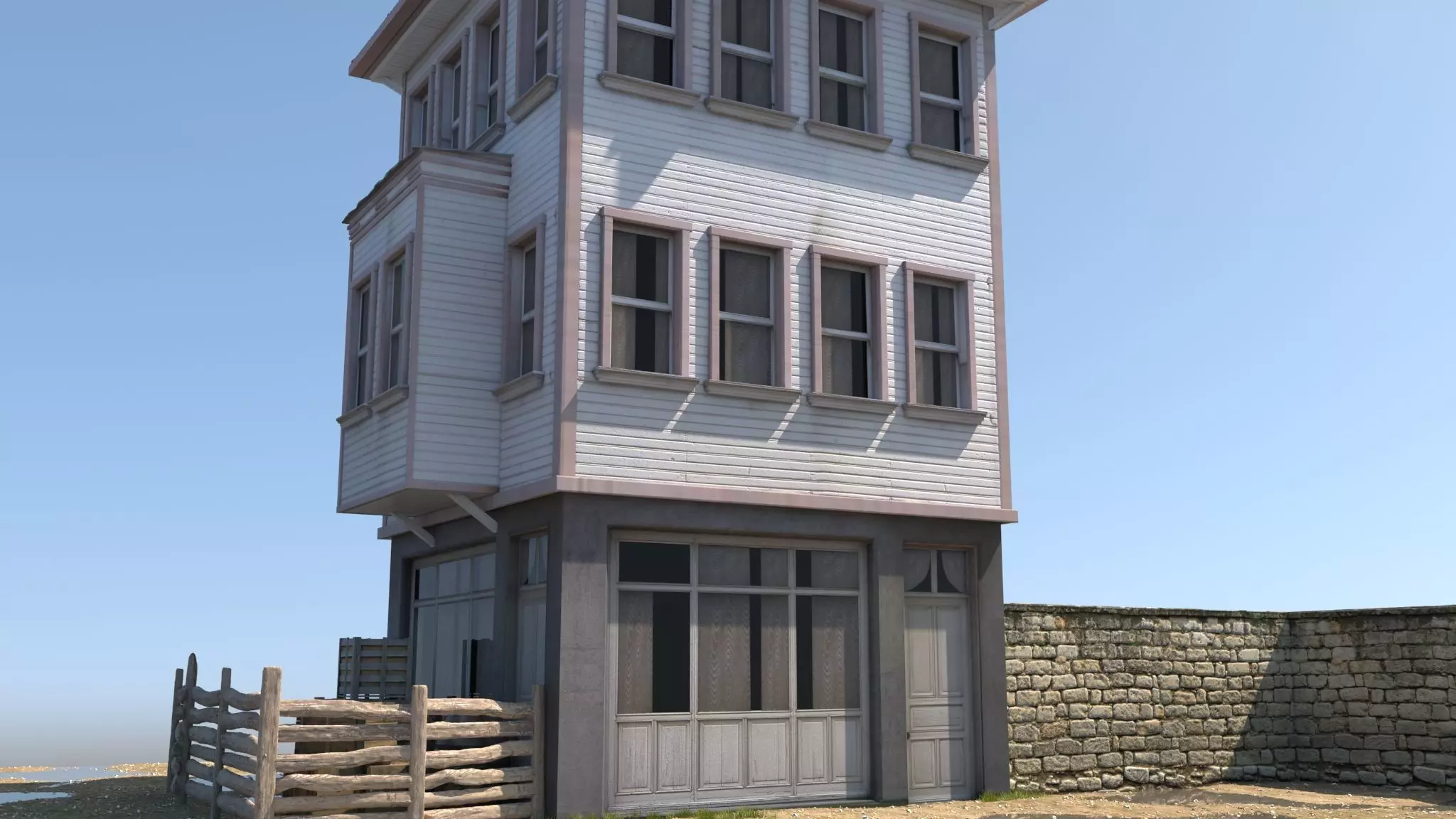 Old House  3D model_0