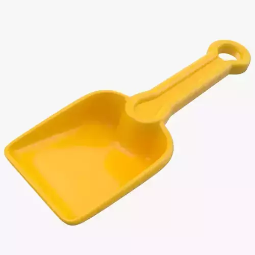 Toy Shovel Low-poly 3D model