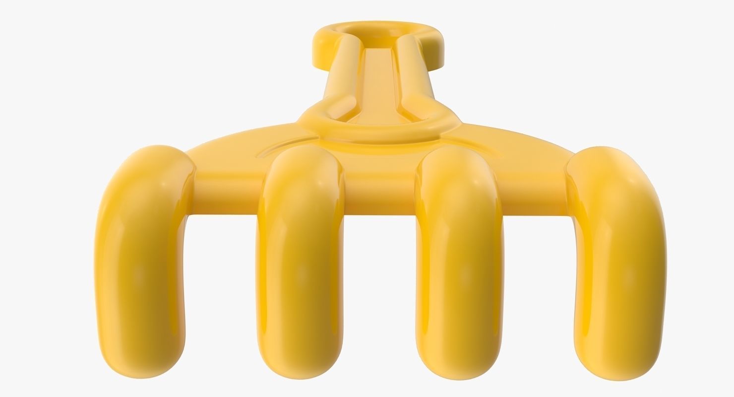 Toy Rake Low-poly 3D model_8