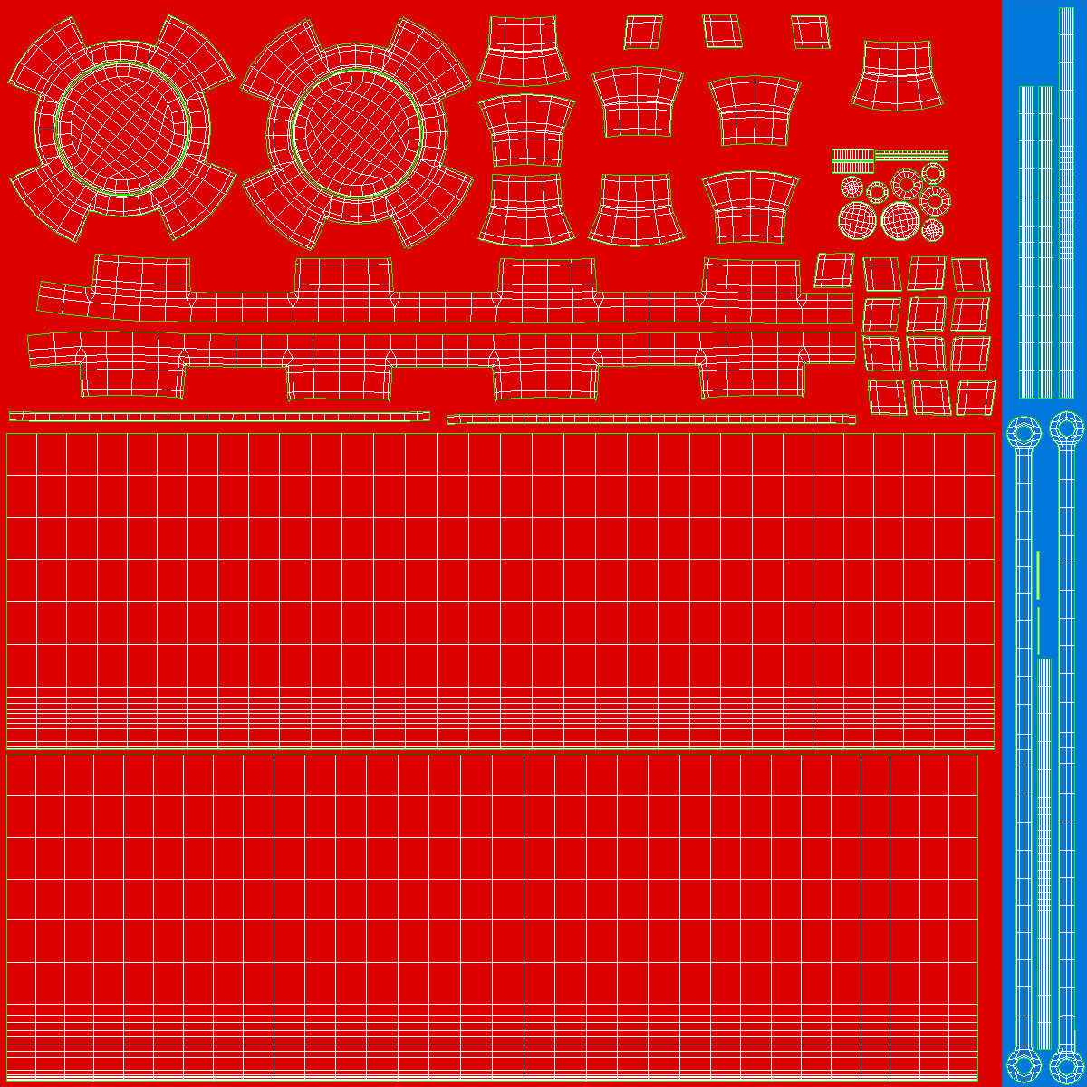 Toy Bucket Low-poly 3D model_15