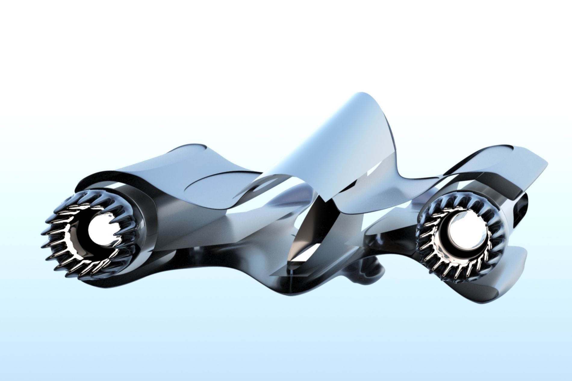 Spaceship Sci-fi 3D  3D model_7