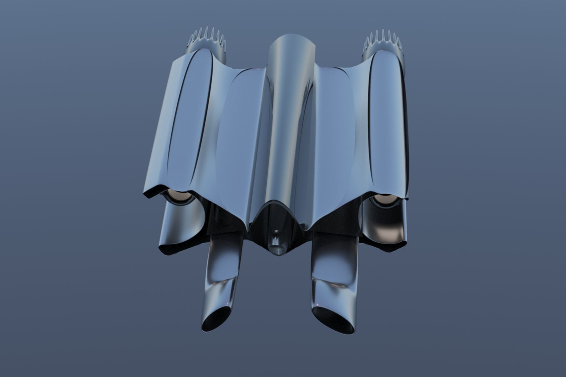 Spaceship Sci-fi 3D  3D model_17