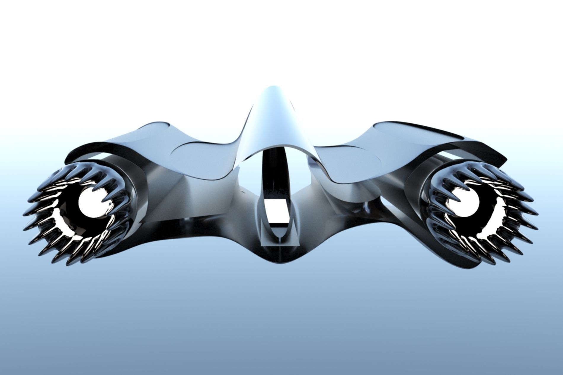 Spaceship Sci-fi 3D  3D model_5