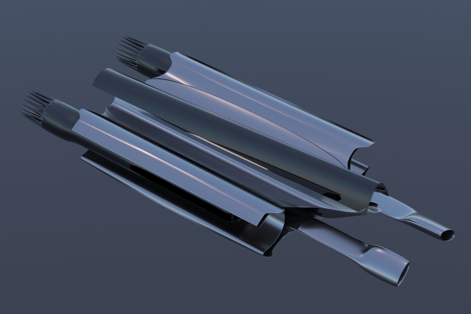 Spaceship Sci-fi 3D  3D model_18