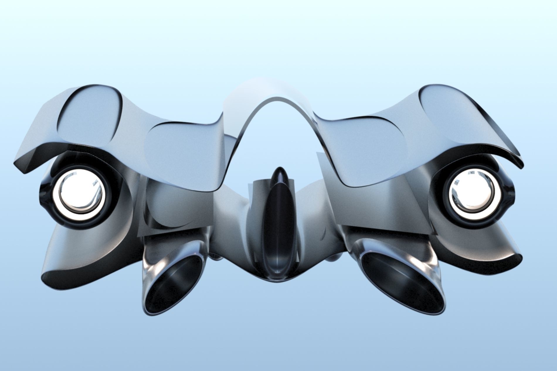 Spaceship Sci-fi 3D  3D model_1