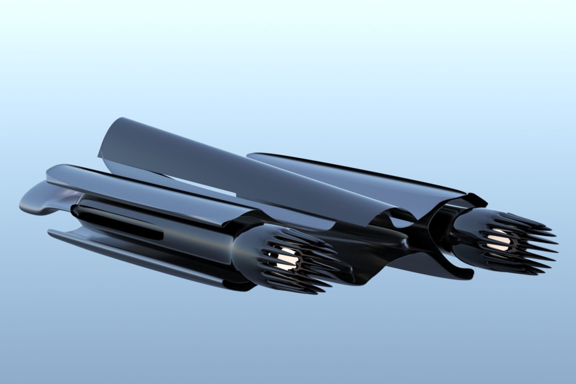 Spaceship Sci-fi 3D  3D model_3
