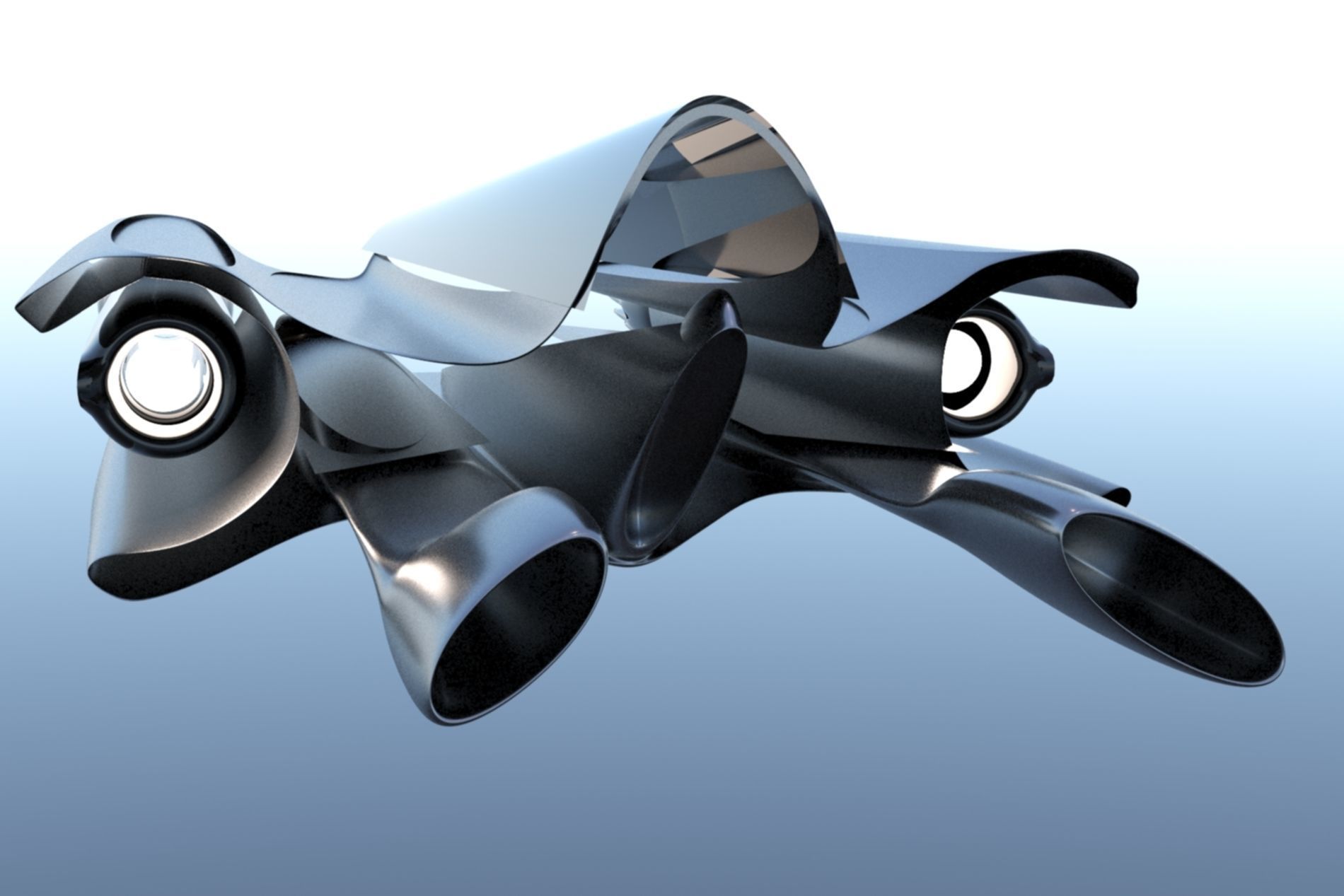 Spaceship Sci-fi 3D  3D model_20