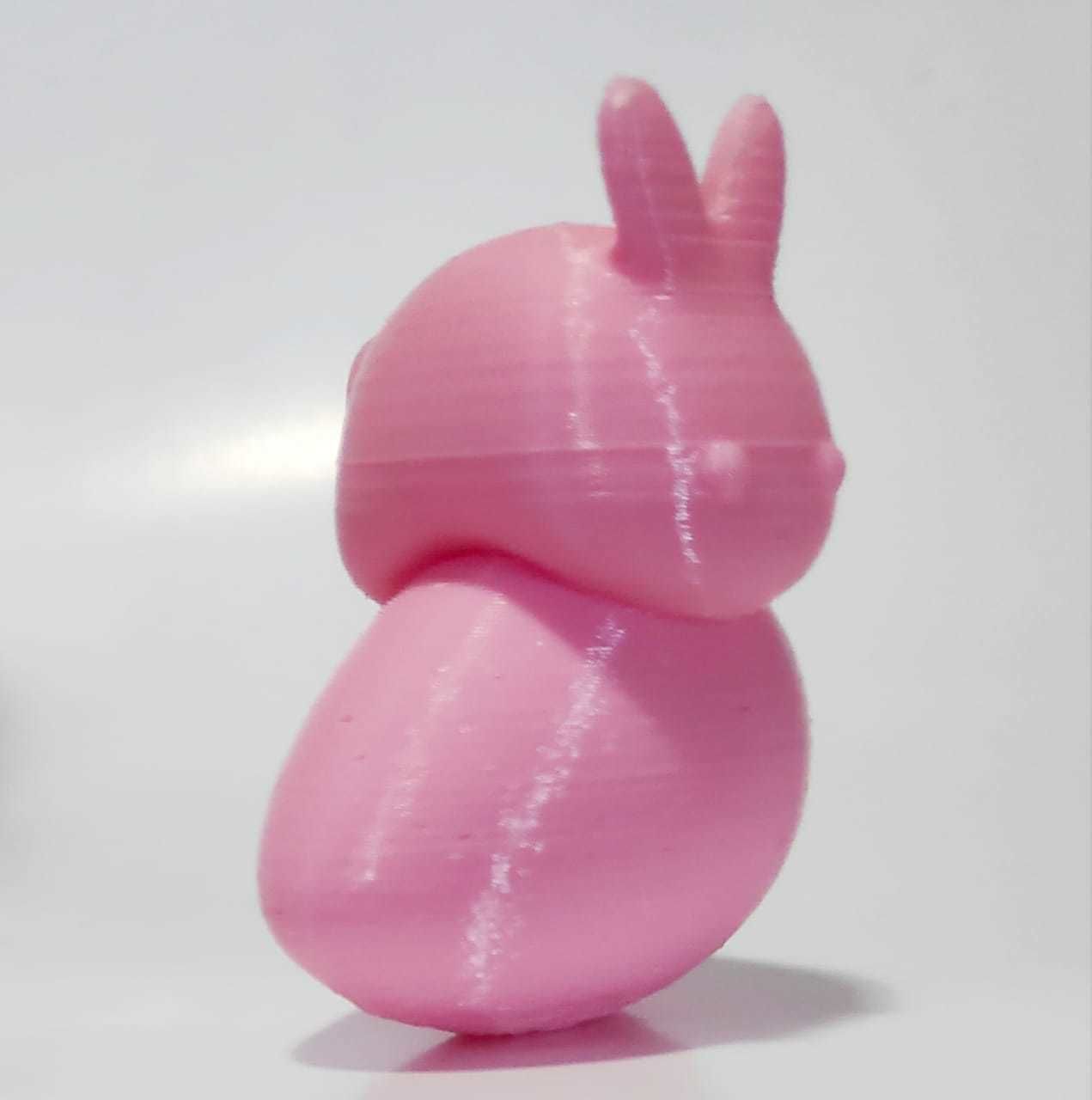 Bunny on Egg 3D print model_8