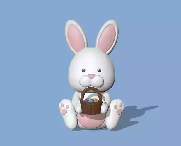 Bunny  Basket 3D print model
