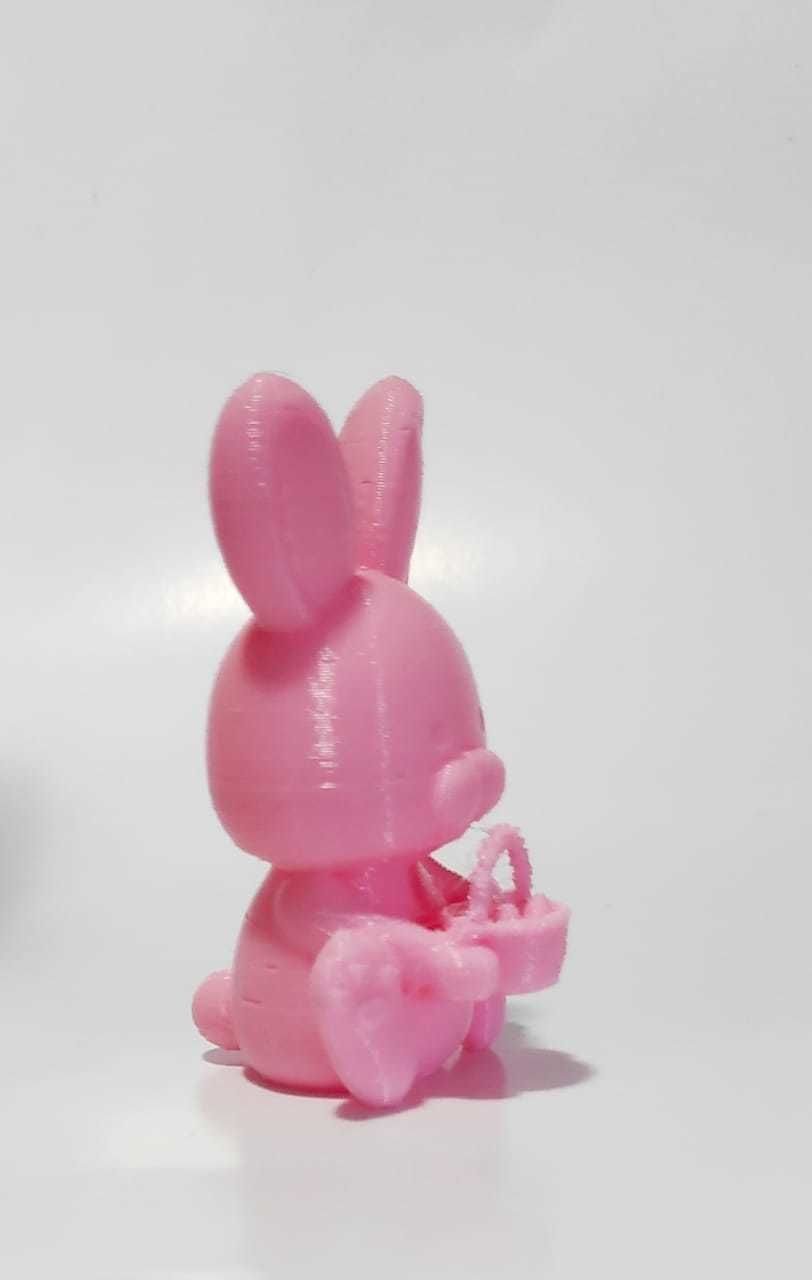 Bunny  Basket 3D print model_4