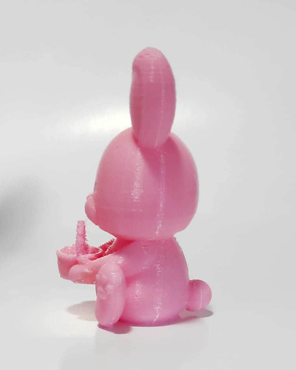 Bunny  Basket 3D print model_9