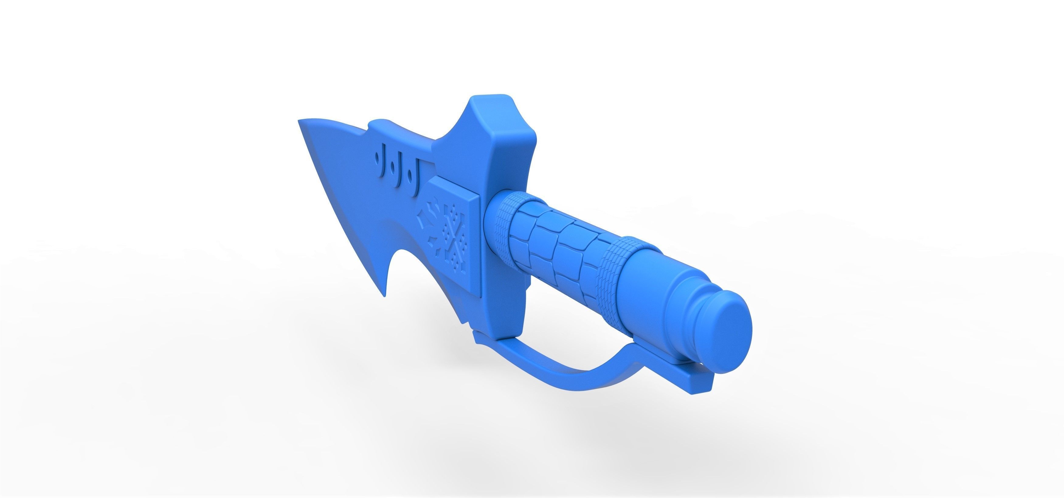 Flame blade from the movie Monster Hunter 2021 3D print model_22
