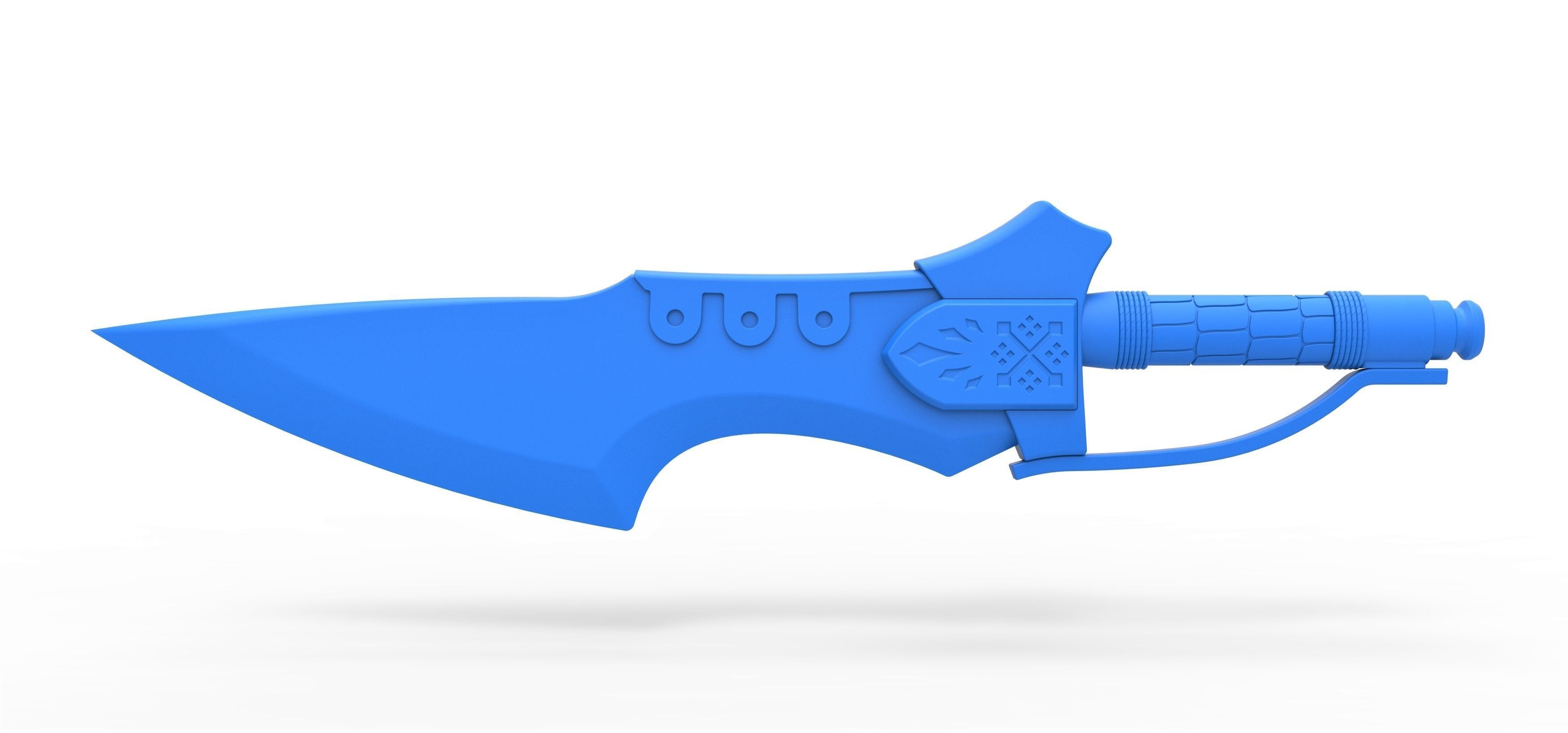 Flame blade from the movie Monster Hunter 2021 3D print model_18
