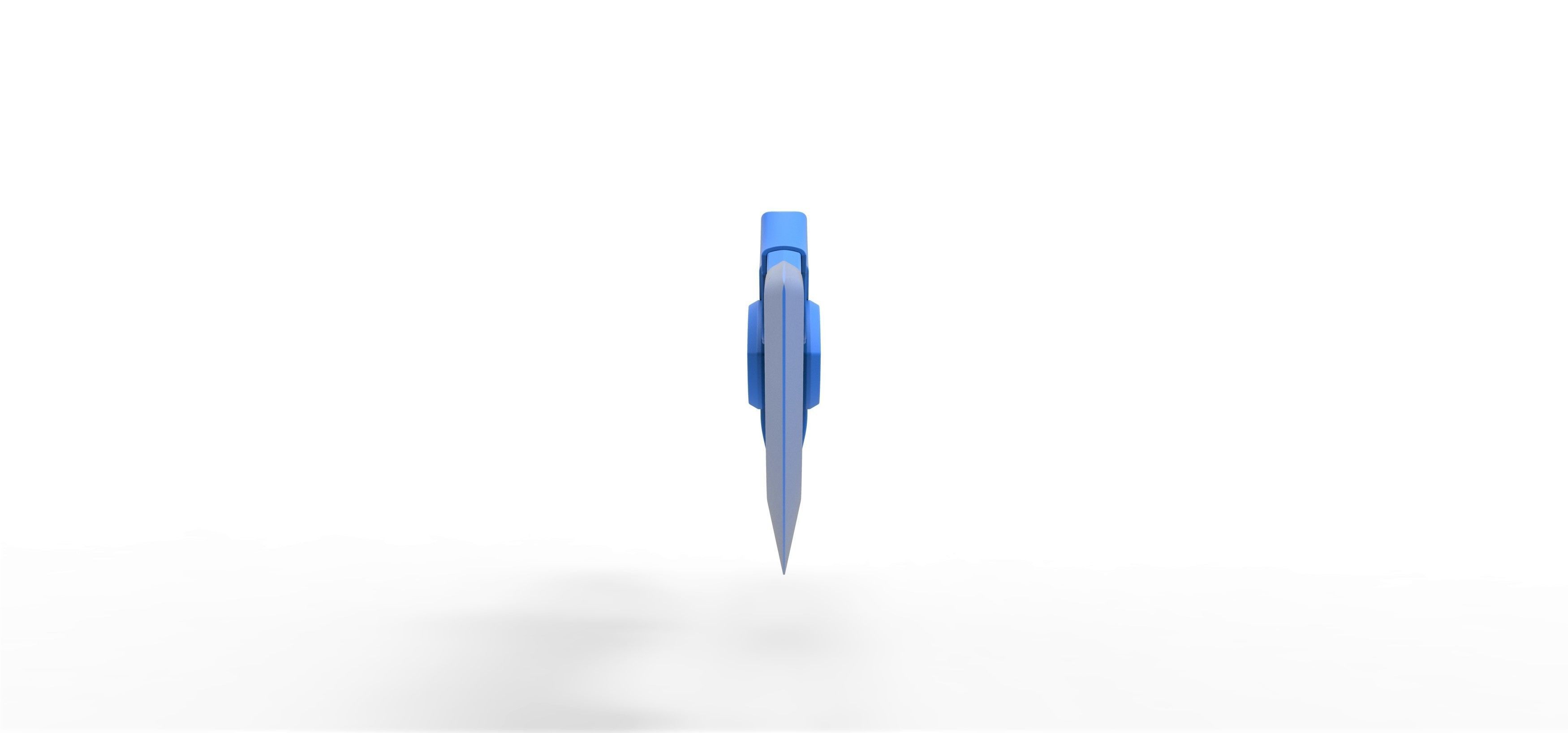 Flame blade from the movie Monster Hunter 2021 3D print model_17