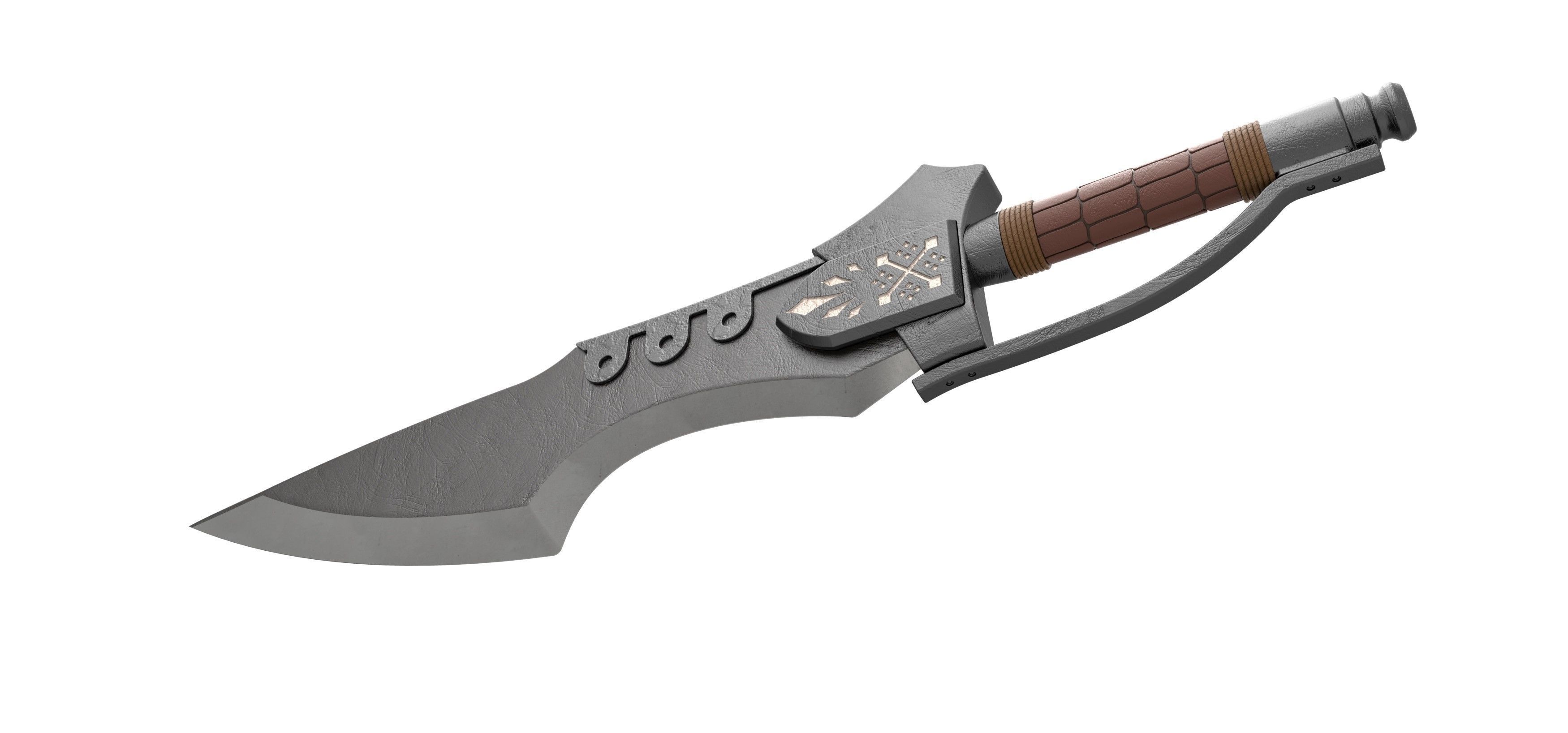 Flame blade from the movie Monster Hunter 2021 3D print model_12