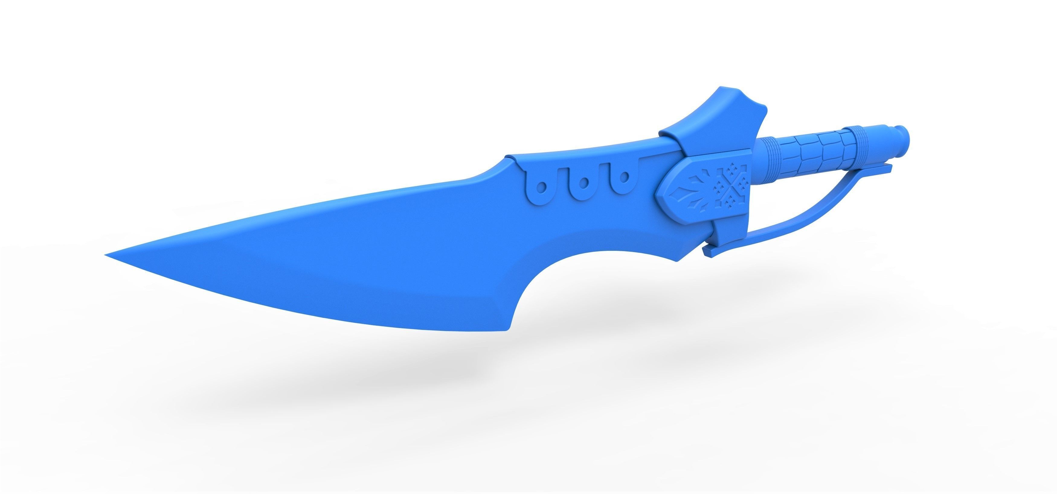 Flame blade from the movie Monster Hunter 2021 3D print model_13