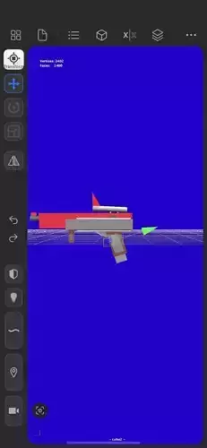 Laser with scope  3D model