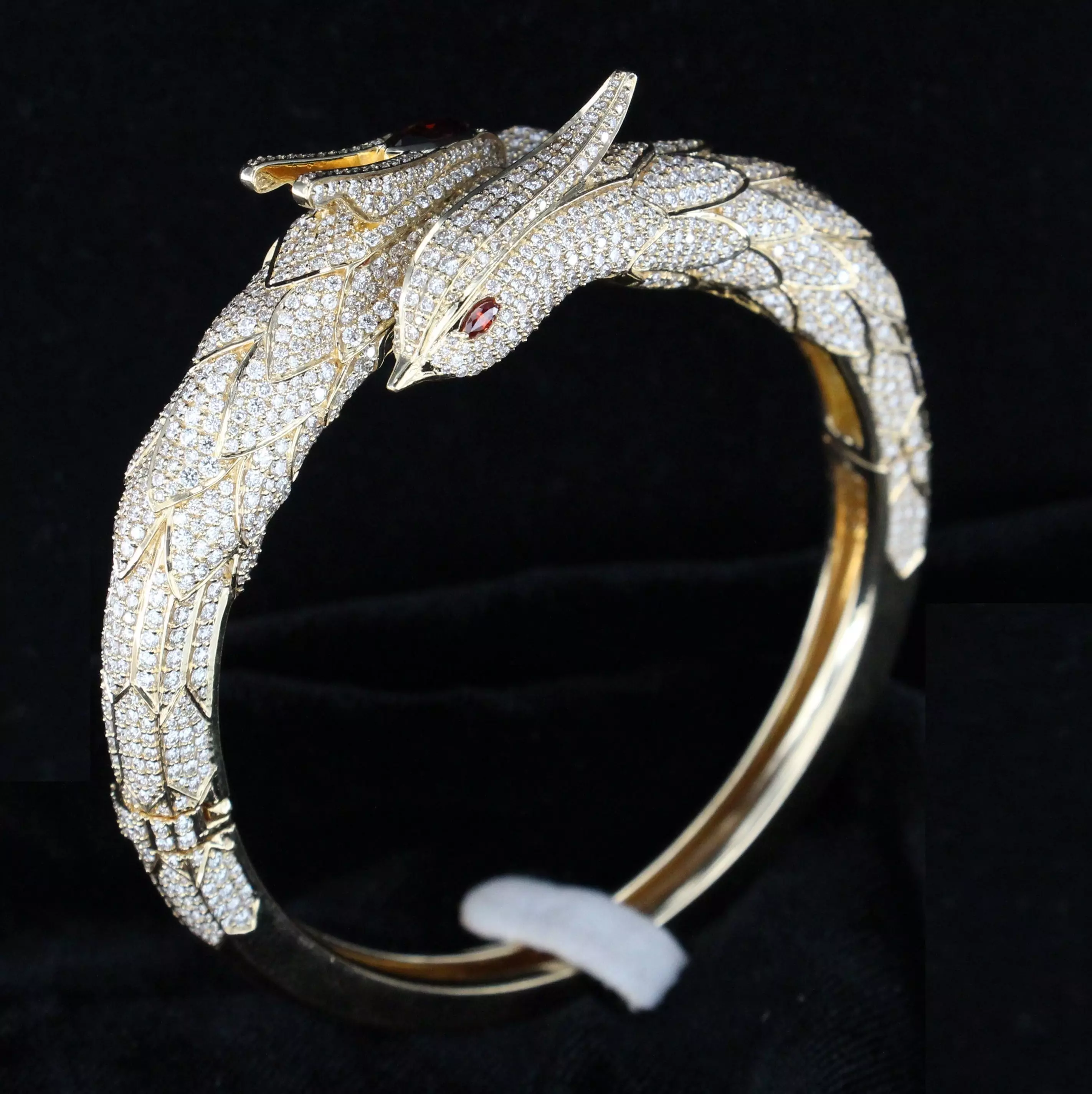 dragon bangle bracelet 3D print model_0