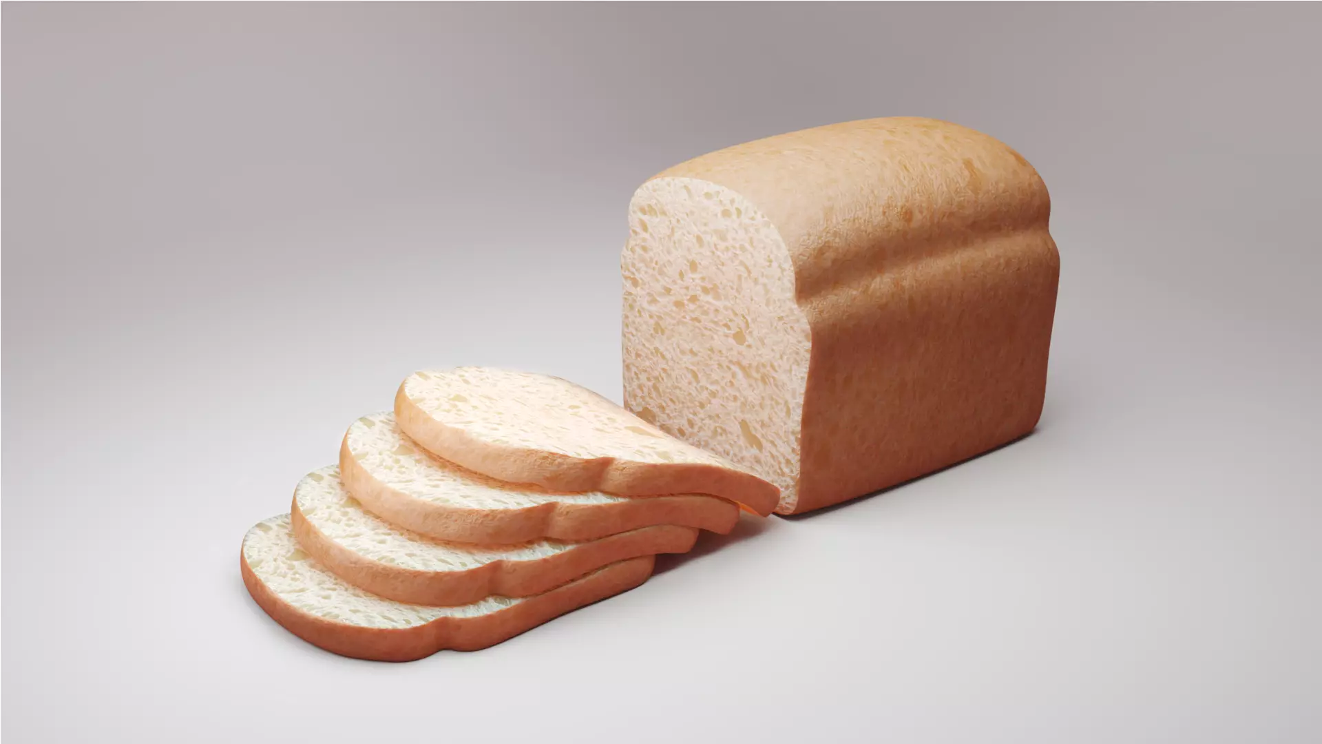 3D Sliced bread 3D model_0