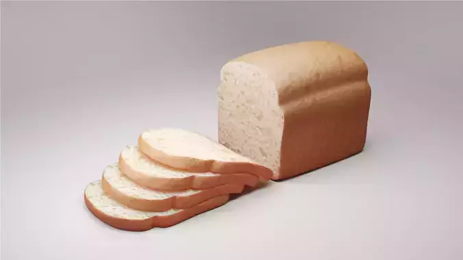 3D Sliced bread