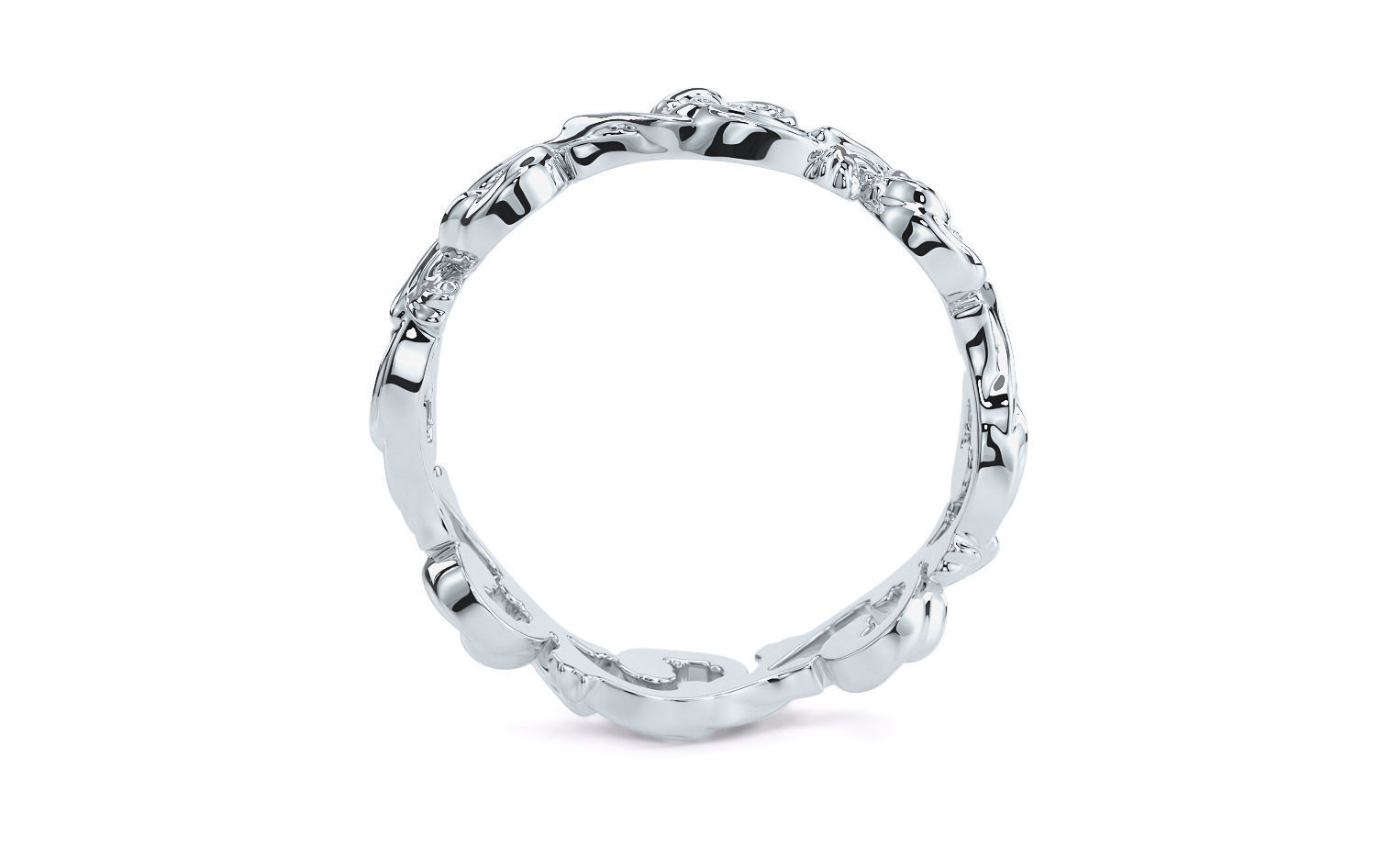 filigree wedding band 3D print model_1