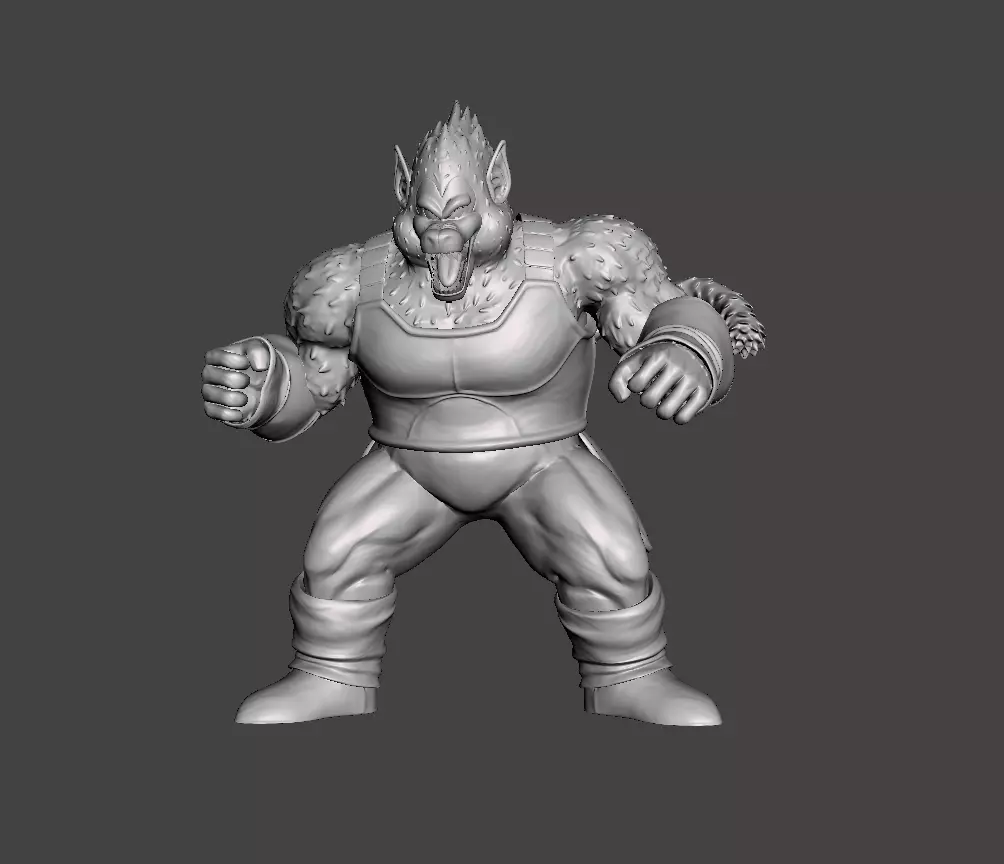 Great Ape Bardock 3D Model 3D print model