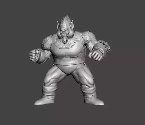 Great Ape Bardock 3D Model