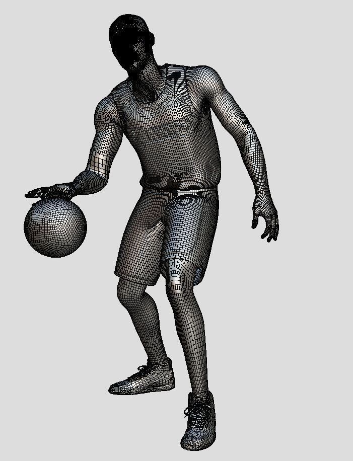 3D Rigged Kobe Bryant NBA Low-poly 3D model_10
