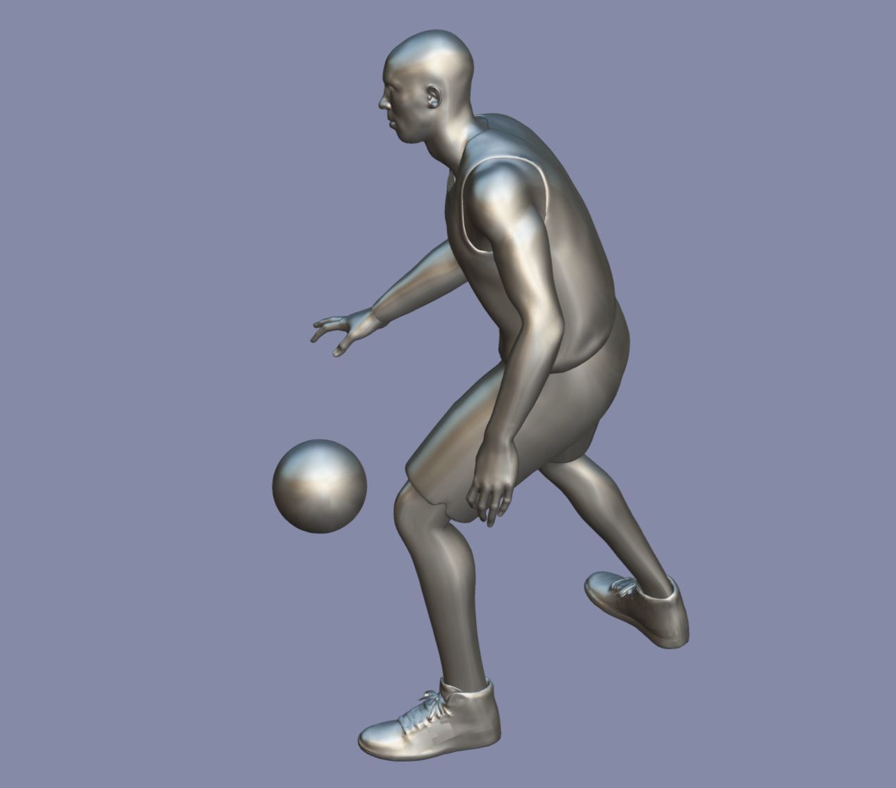 3D Rigged Kobe Bryant NBA Low-poly 3D model_4