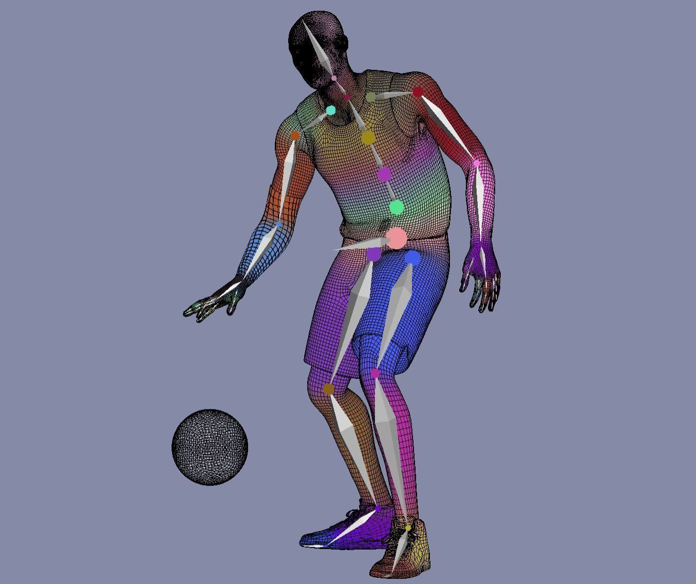 3D Rigged Kobe Bryant NBA Low-poly 3D model_7