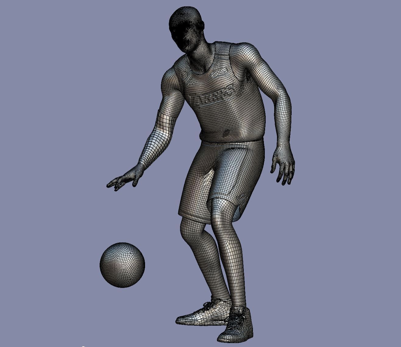 3D Rigged Kobe Bryant NBA Low-poly 3D model_8