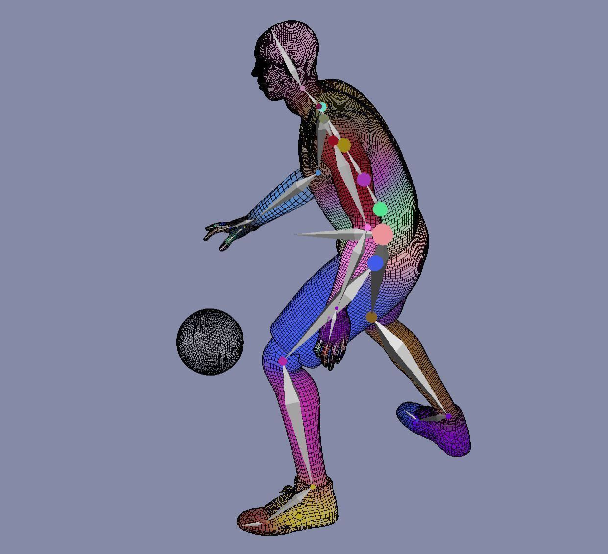 3D Rigged Kobe Bryant NBA Low-poly 3D model_5