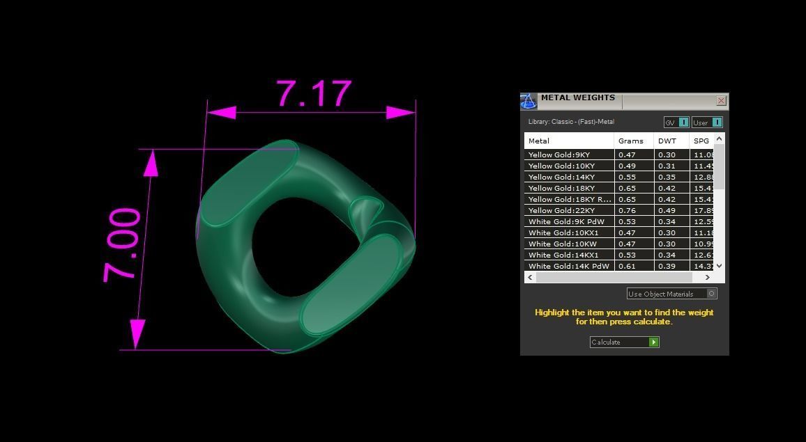 Cuban Chain Bracelet Necklace Link SIZE 7MM Width 3D print model_9